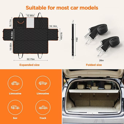 Waterproof Dog Car Seat Cover For Back Seat