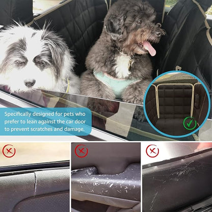 Lassie Dog Hammock for Car 2020-2024 Tesla 4 Headrests 2 Seat 100% Waterproof