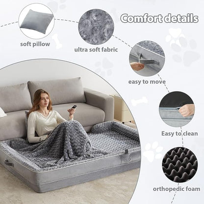 WNPETHOME Human Dog Bed for People Adults