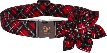 Elegant little tail Flower Dog Collar for Female or Male Dogs