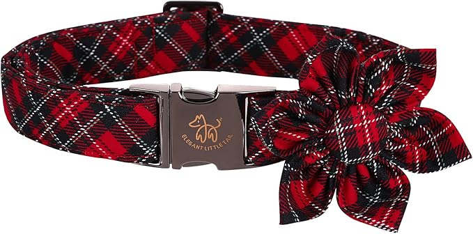 Elegant little tail Flower Dog Collar for Female or Male Dogs