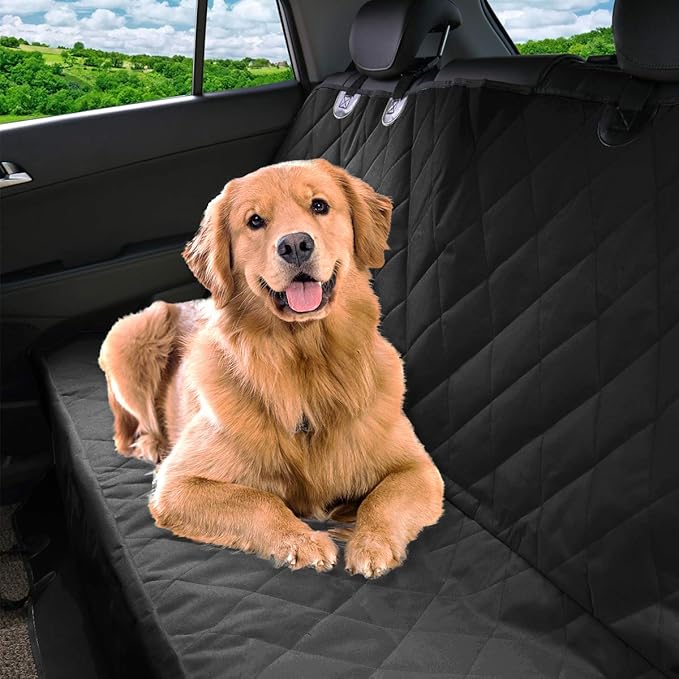 PET MAGASIN Durable Black Pet Car Seat Cover