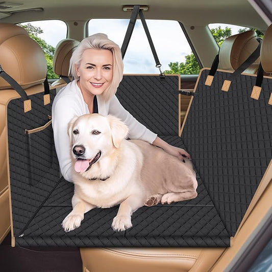 Dog Car Seat Cover with Hard Bottom