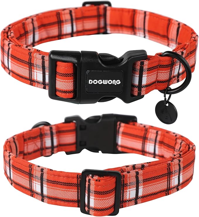 DOGWONG Cotton Dog Collar