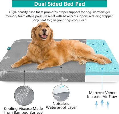 Memory Foam Dog Crate Bed for 42 Inch Crate