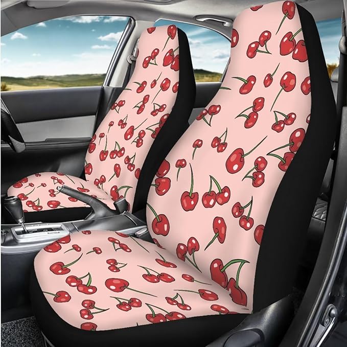 Cherry Car Seat Covers Full Set of 2