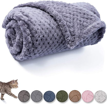 Dog Blanket or Cat Blanket or Pet Blanket (L/40" x 48", Purple)