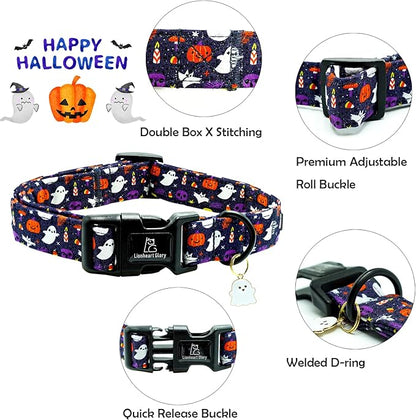 Lionheart glory Dog Collars Fall Halloween Pumpkin Collar