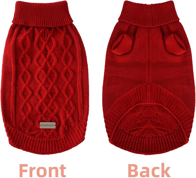 Dog Sweater Warm Pet Christmas Sweaters Pet Dog Clothes Knitwear Dog Pullover for Poodle