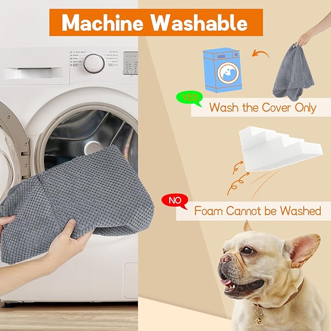 Supet Dog Stairs for Small Medium Large Dogs to Get on Bed