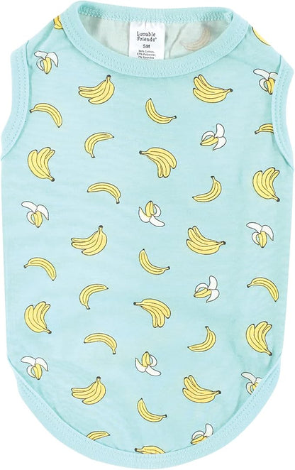 Luvable Friends Dog Pet Dog and Cats Cotton T-Shirts 2pk