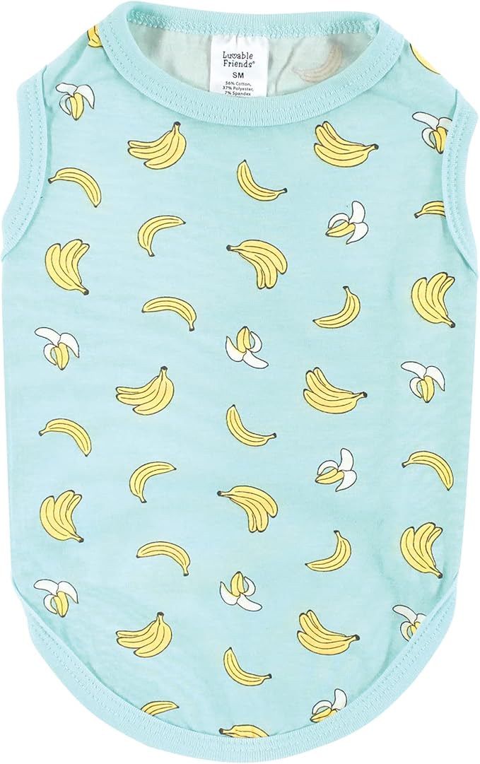 Luvable Friends Dog Pet Dog and Cats Cotton T-Shirts 2pk