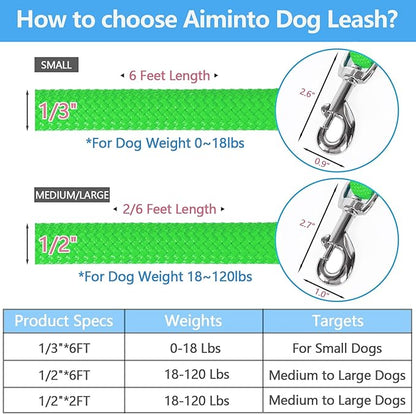 Dog Leash ((1/3") - 6FT, Light