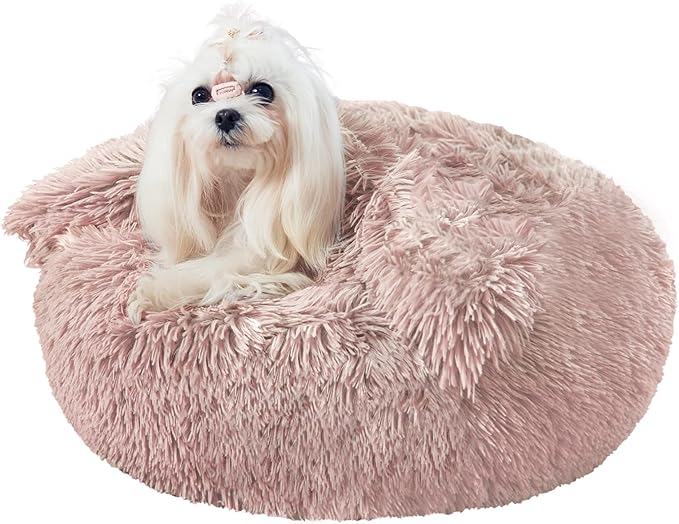 suddus Calming Dog Bed with Blanket Attached