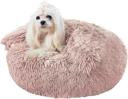 suddus Calming Dog Bed with Blanket Attached