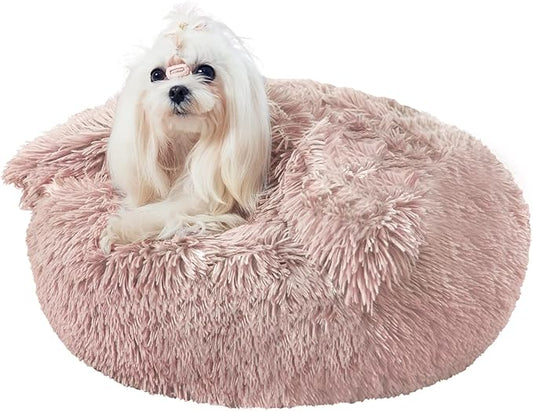 suddus Calming Dog Bed with Blanket Attached