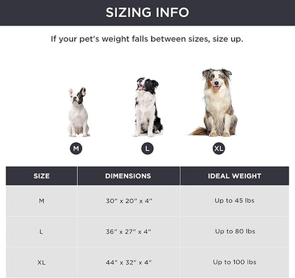 Bedsure Waterproof Large Dog Bed 4 inch 80lbs Large