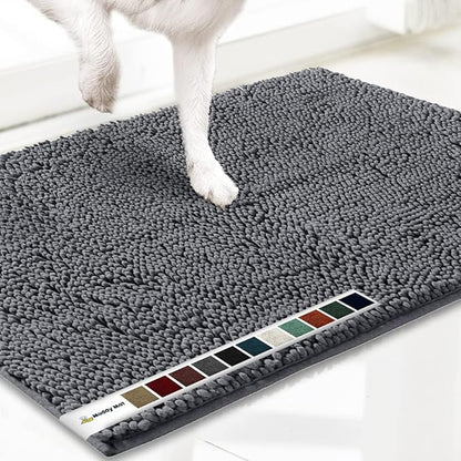 Muddy Mat® AS-SEEN-ON-TV Highly Absorbent Microfiber Dog Door Mat and Pet Rug 28"X18"