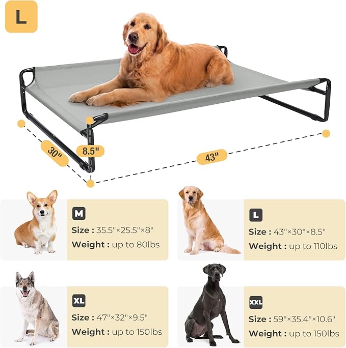 Veehoo Original Cooling Elevated Dog Bed CWC2201