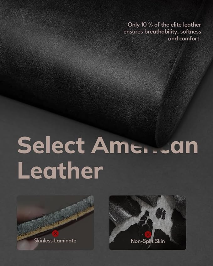 FAIRWIN Leather Dog Leash 6 Foot M:5/8" x 6ft)