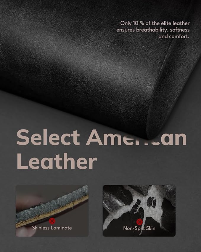 FAIRWIN Leather Dog Leash 6 Foot XL:1" x 6ft)