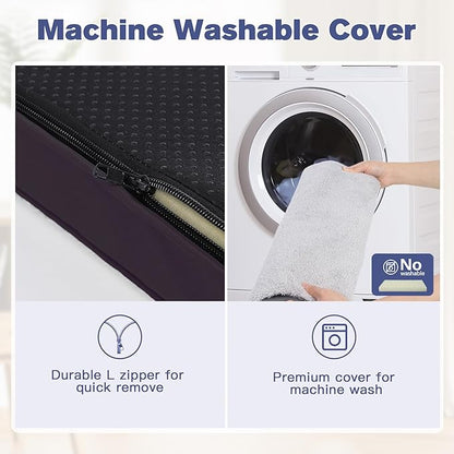 MIHIKK Waterproof Dog Beds Large Sized Dog with Machine Washable Cover Orthopedic Dog Bed with Anti-Slip Bottom 41 x 28 Inch,