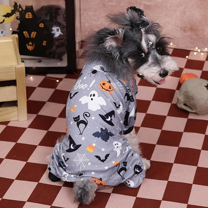 CuteBone Turtleneck Dog Pajamas Pet Clothes Thermal Dralon Onesie Cashmere High-Necked Puppy Pjs Coat GP06M