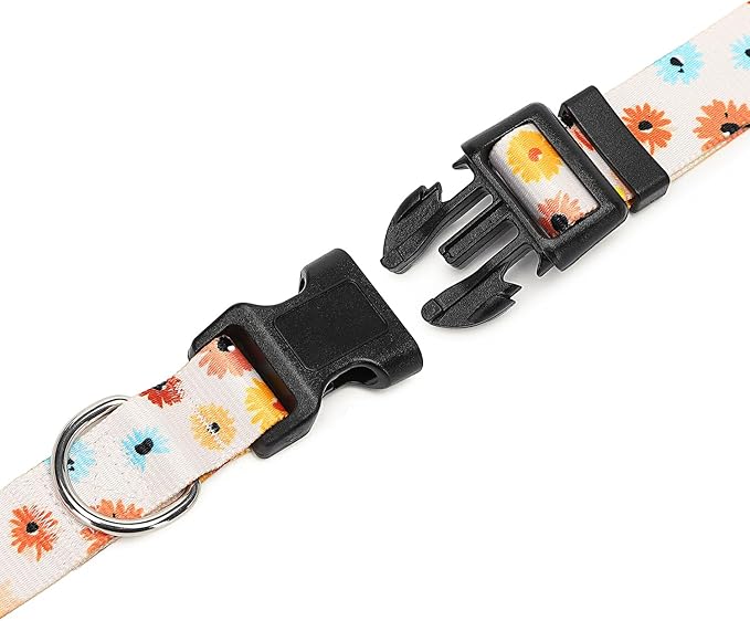 Adjustable Dog Collar with Patterns