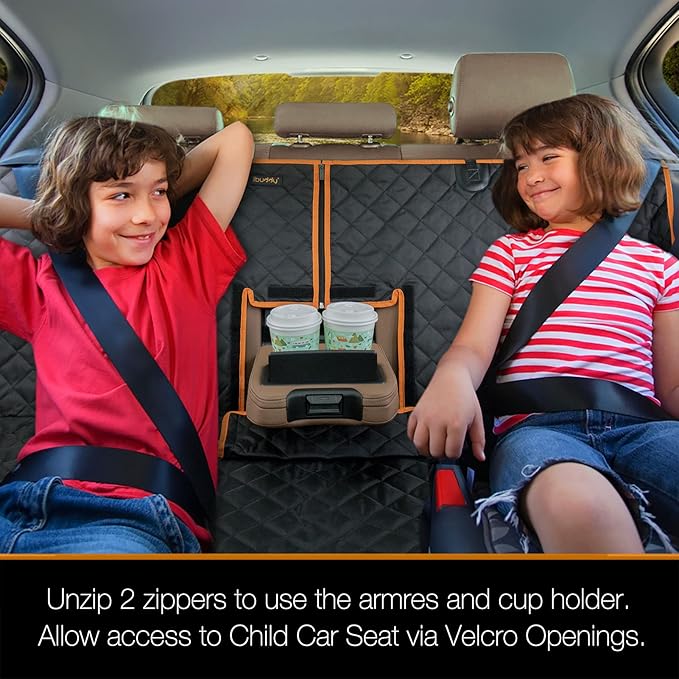 iBuddy Bench Dog Seat Cover for Truck Waterproof