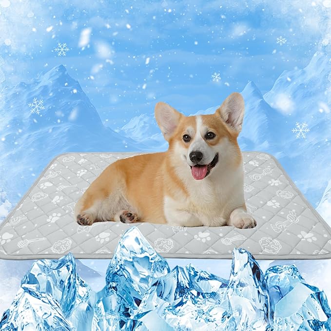 MH MYLUNE HOME Self Cooling Mat for Dog 28”x39” Arc-Chill