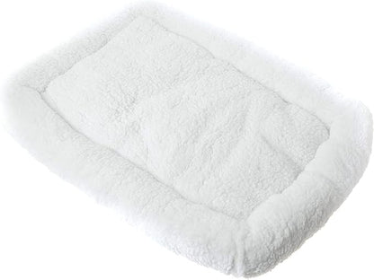 Long Rich HCT ERE-001 Super Soft Sherpa Crate Cushion Dog and Pet Bed 24 x 18 inches