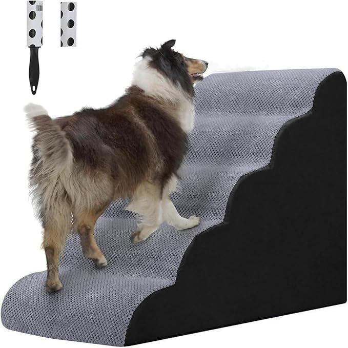 Dog Stairs for Bed 5 Tier 22" High