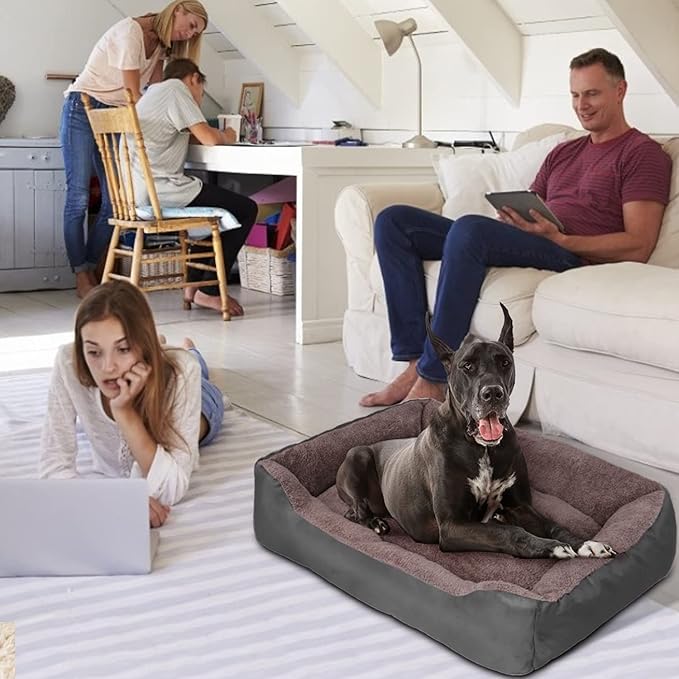 PUPPBUDD Dog Beds for Extra Large Dogs