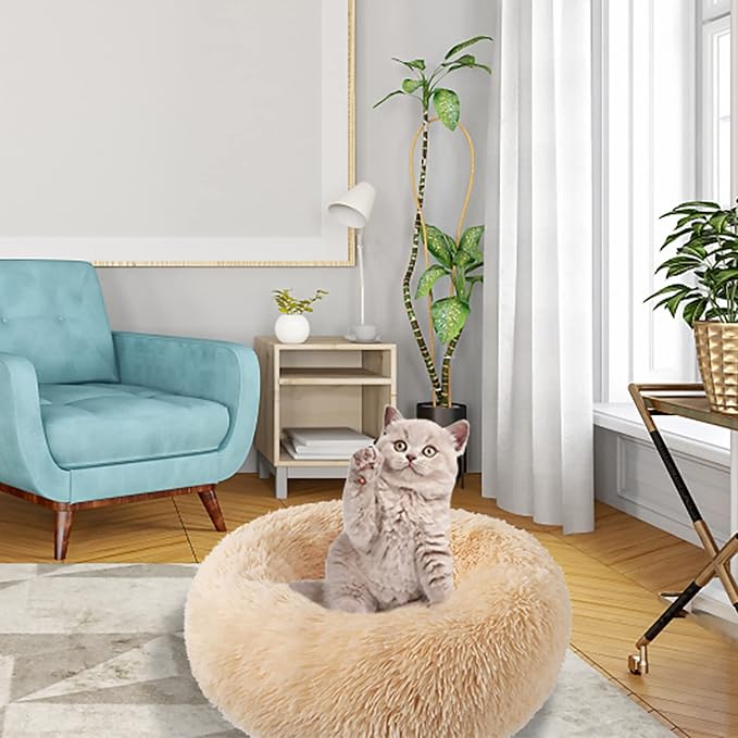 Nisrada Cat Beds for Indoor Cats 24 Inch