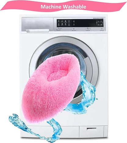 hot Pink cat Bed for Small Cat 24" hot Bottom（24", hot