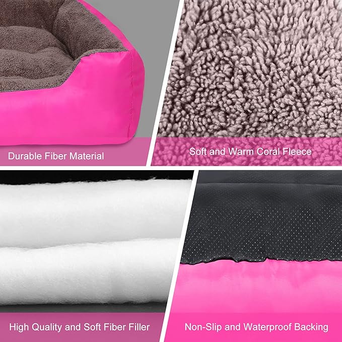 PUPPBUDD Dog Beds for Medium Dogs