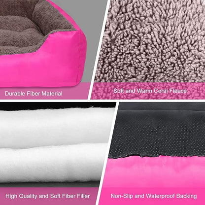 PUPPBUDD Dog Beds for Medium Dogs