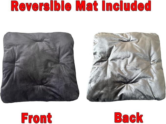 Love&go Elevated Dog Bed with Metal Frame (Small-18.5x18.5x5.5 inch,