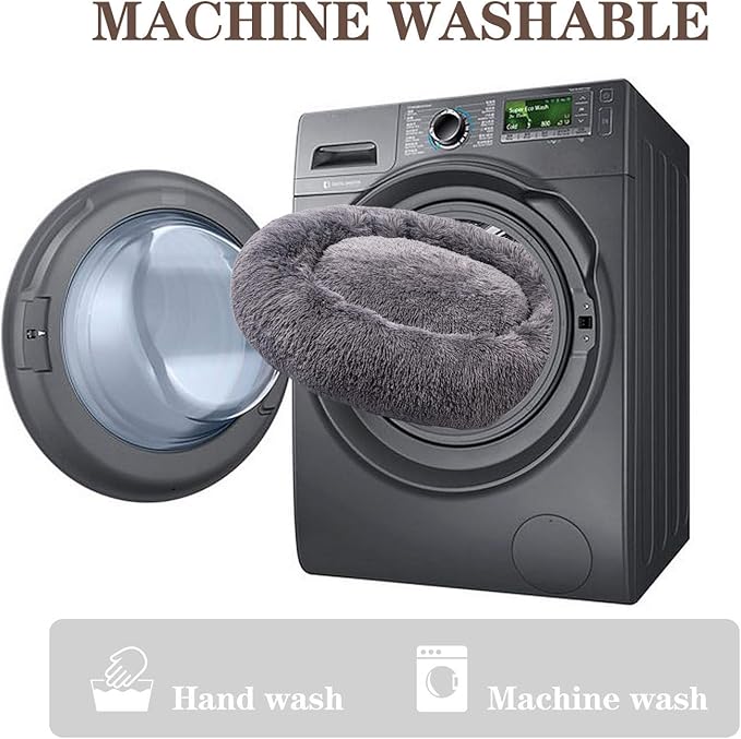 MFOX Calming Dog Bed (L/XL/XXL/XXXL) for Medium and 25/35/55/100lbs