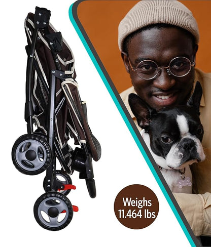 AmorosO 4 Wheels Pet Convenient Stroller