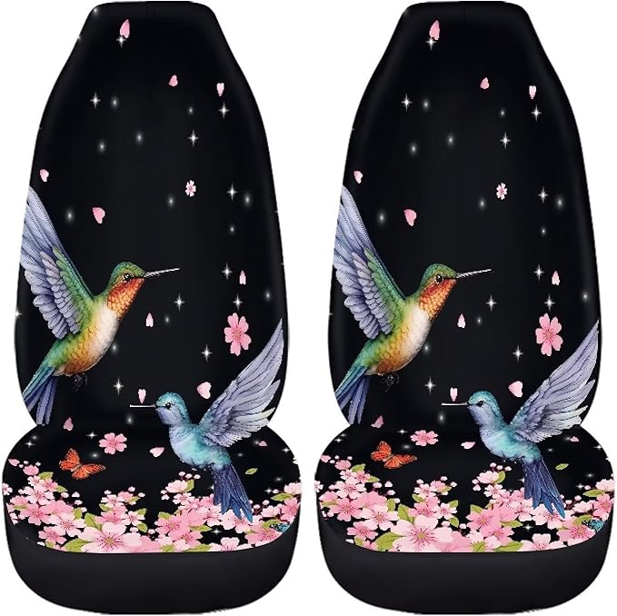 Hummingbird Seat Covers Auto Protective Accessories Gift