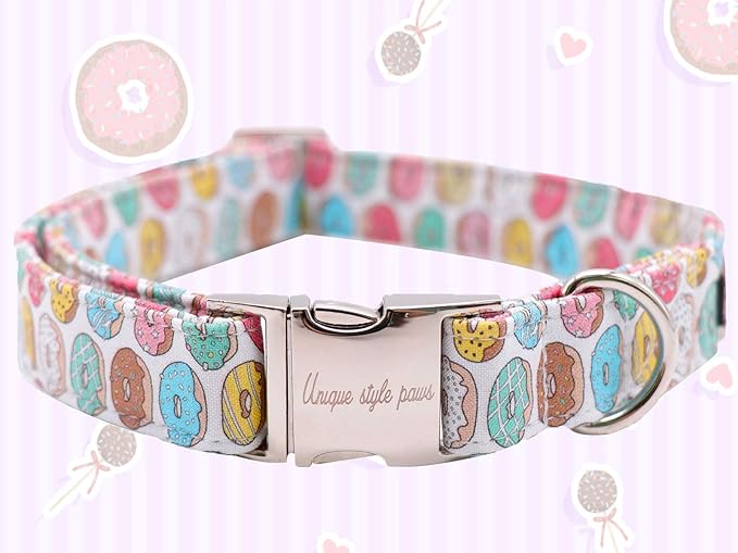 Unique Style Paws Dog Collar with Bow