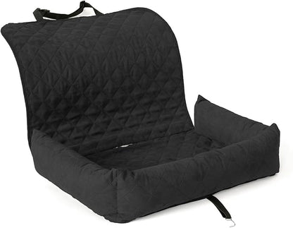 Quilted Car Seat Cover with Bolsters for Pets