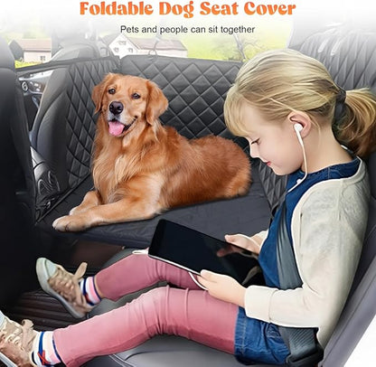 Dog Car Seat Cover for Back Seat 300lbs, Hard