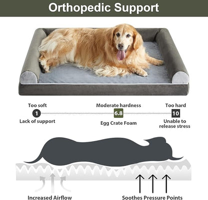 BFPETHOME Washable Dog Beds for Large Dogs