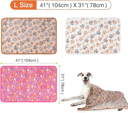 Pet Soft 1 Pack 3 Blankets Pet Blankets for Dogs 3L)