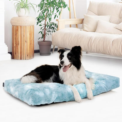 Washable Dog Bed Deluxe Breeds.35 * 23",Blue