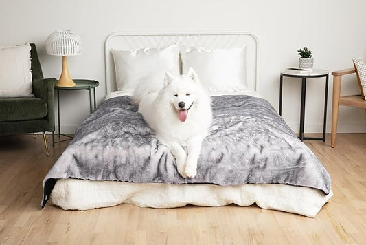 PupProtector Luxe Waterproof Throw Blanket for Dogs and Cats (80" L 62" W)