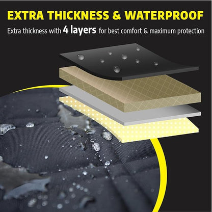 Meadowlark Premium Dog Seat Covers for Cars Back Seat