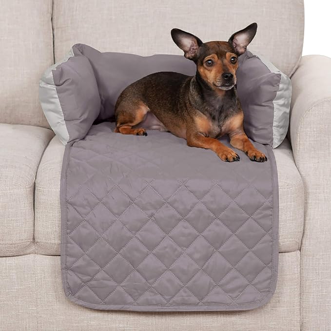Furhaven Water-Resistant & Reversible 18" Wide Seat Cover Protector for Dogs & Cats